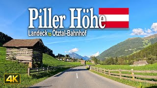 Driving the Piller Mountain Pass (Piller Höhe) in Austria 🇦🇹 Drive from Landeck to Ötztal-Bahnhof