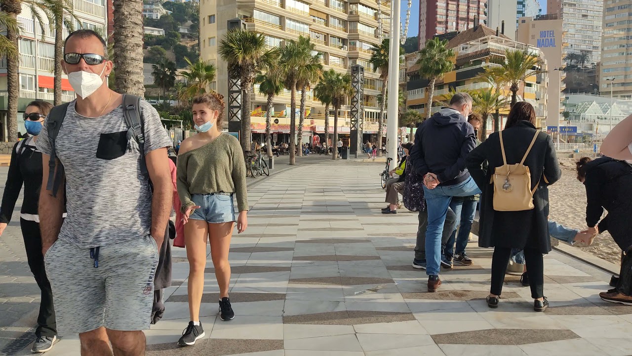 BENIDORM🇪🇸 LEVANTE BEACH - RINCON January 2021 Costa Blanca SPAIN