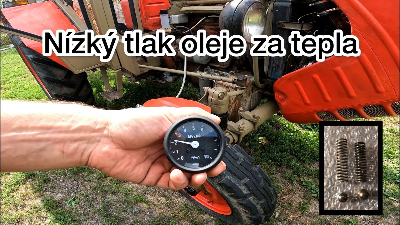 ZETOR 3011 | 1965 | #35 | Nízký tlak oleje, nemaže za tepla. Výměna pružiny regulátoru tlaku oleje