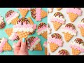 ICE CREAM COOKIES | My NEW Cookie Decorating Kit!