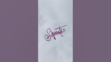 Shruti😍 name signature|#signwriting #handwriting #diy #signature #trending #youtubeshorts #shorts