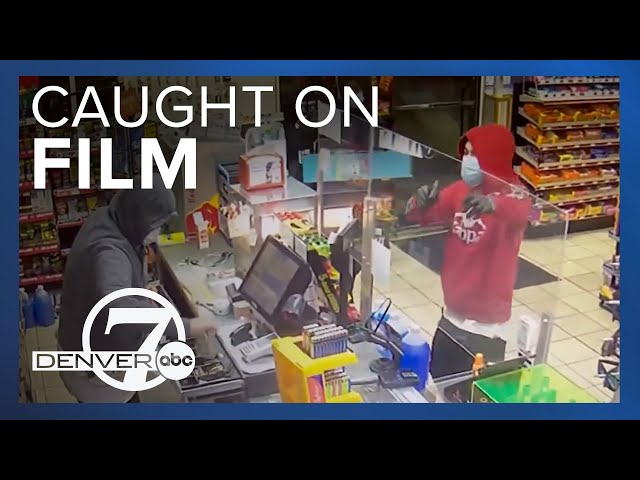 Video shows armed robbery of Denver gas station class=