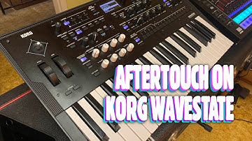 Applying Aftertouch on Korg Wavestate: TUNATORIALS