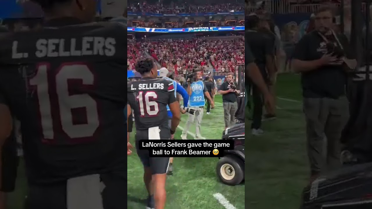 LaNorris Sellers 🤝 Frank Beamer ❤️