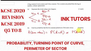 KCSE 2020. KCSE MATHEMATICS PAPER 2 2019. kcse past papers with answers. KCSE MATHS PAPER 2 Q5- Q8.