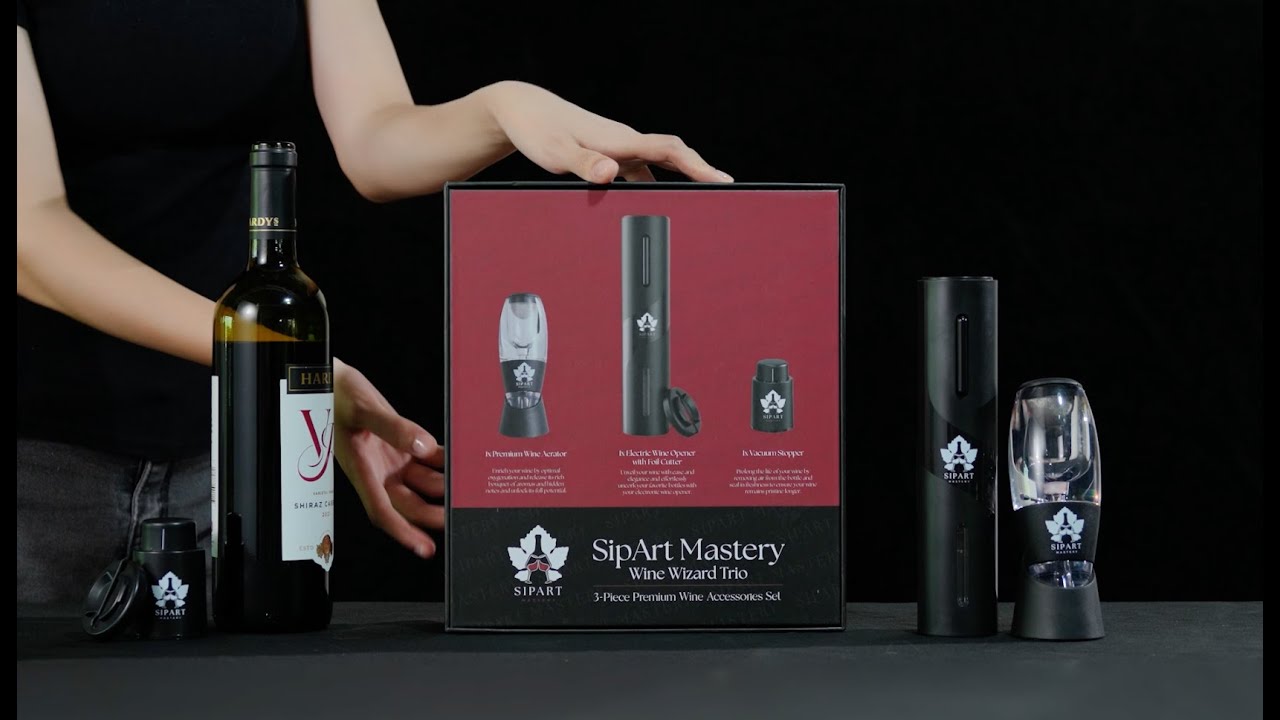 SIPART Mastery Wine Wizard Trio - Wine Accessories Set