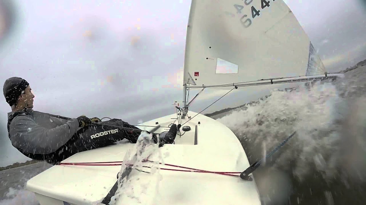 High speed GoPro laser sailing - YouTube