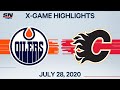 NHL Highlights | Oilers vs. Flames – Jul. 28, 2020