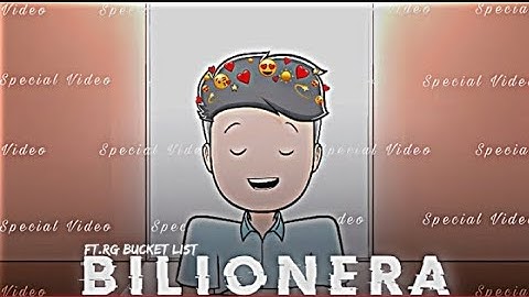 BILIONEAR FT.RG BUCKET LIST |@RGBucketList | ANIMATION