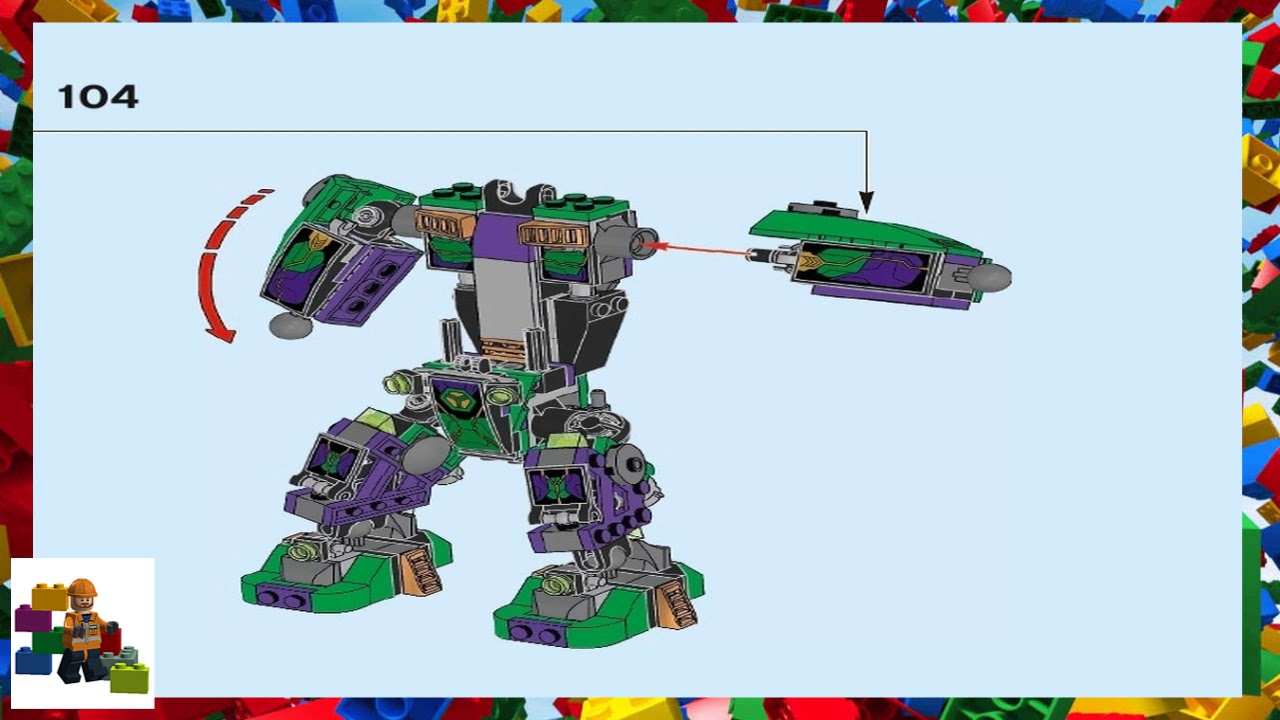 værdighed kemikalier Overskyet LEGO instructions - Super Heroes - 76097 - Lex Luthor Mech Takedown -  YouTube