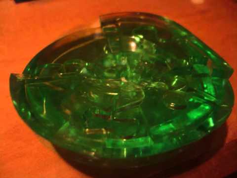 1X 3D Crystal Puzzle - Green-Apple R8S8 