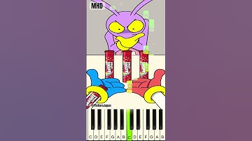 Jax & Pomni Easy Skittles Magic Trick Tutorial @pinkorojapan - Piano Tutorial