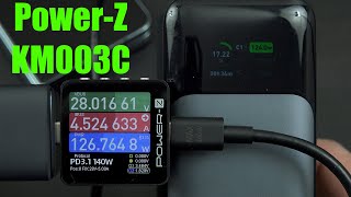 ChargerLAB PowerZ KM003C USBC Tester PD3.1 QC5.0 Digital Voltmeter & Ammeter Power Bank Tester