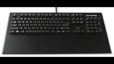 Keyboard repair - Steel series professional gaming keyboard