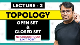 Topology | Open Set & Closed Set in Topology | Neighborhood, Limit Point in Topology