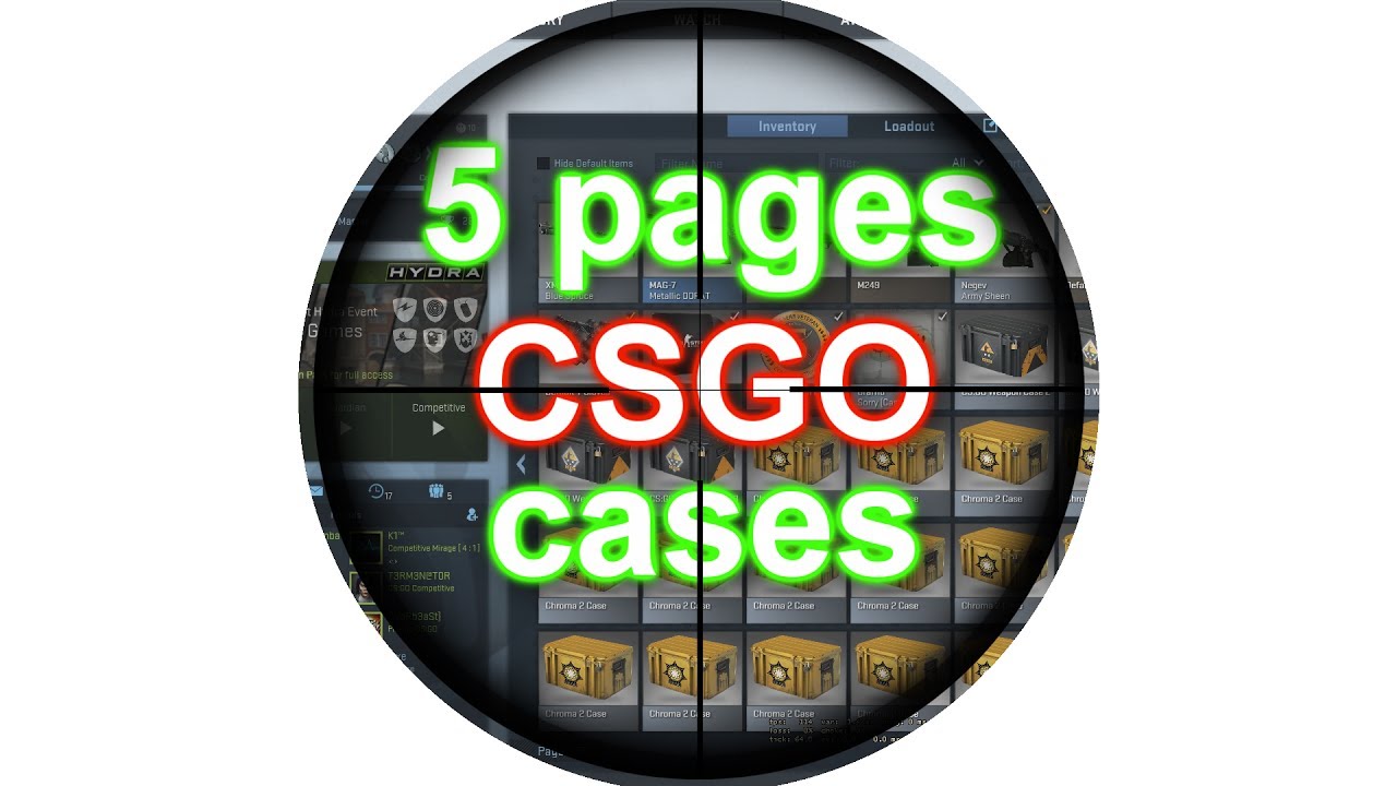 What must I do with all my CSGO cases?