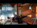 10 MIN PILATES GLUTES MAT WORKOUT - (Ankle Weights Optional) - At-Home