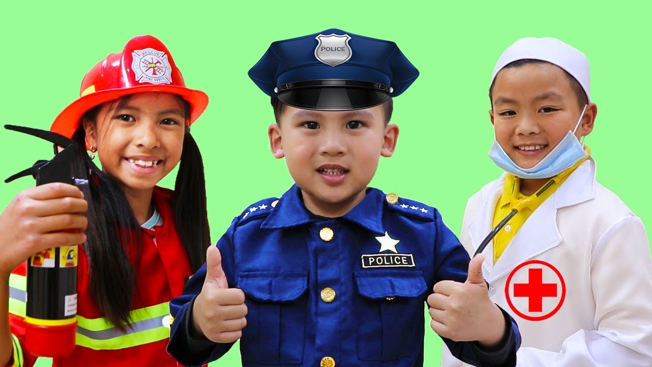 Canción de las Profesiones  | Wendy & Amigos Juegan a Bombero y Doctor| Canciones Infantiles