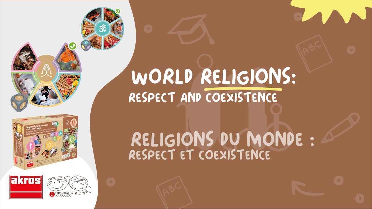 Religiones del mundo: respeto y convivencia. Juego para descubrir y ...