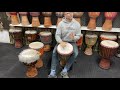 Ghana djembes - Orange Flow, Jupiter & Splinter Cell