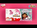 🧁 Kinder Surprise Eggs 3 Pack Unboxing! Gabby's Dollhouse Toys Opening!