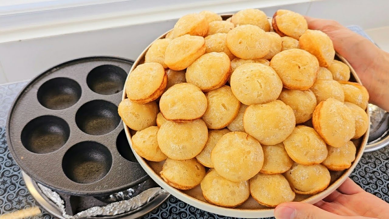 Bánh Bò Nướng Đường Thốt Nốt Thật Ngon Từ Bột Trộn Sẵn