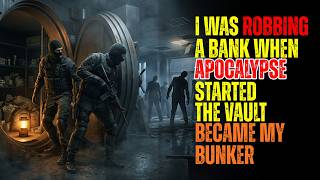 I Was Robbing a Bank When the Zombie Outbreak Started and the Vault Became My Bunker