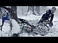 Winter Downhill Mountain Bikers are Awesome  2018