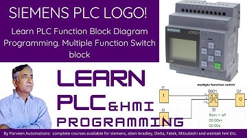 how can use the multiple function switch block in siemens plc logo!