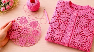 🌸Magnificent Crochet 6-Pointed Motif🌸Step-by-Step Tutorial for All Projects