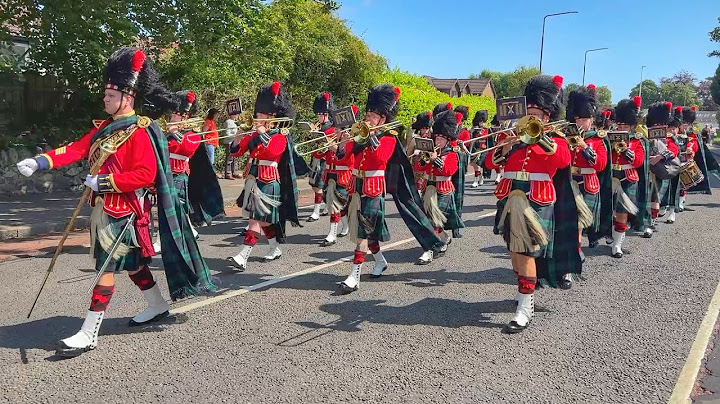 On Parade! The Band of the Royal Regiment of Scotland at 2025 Linlithgow Marches