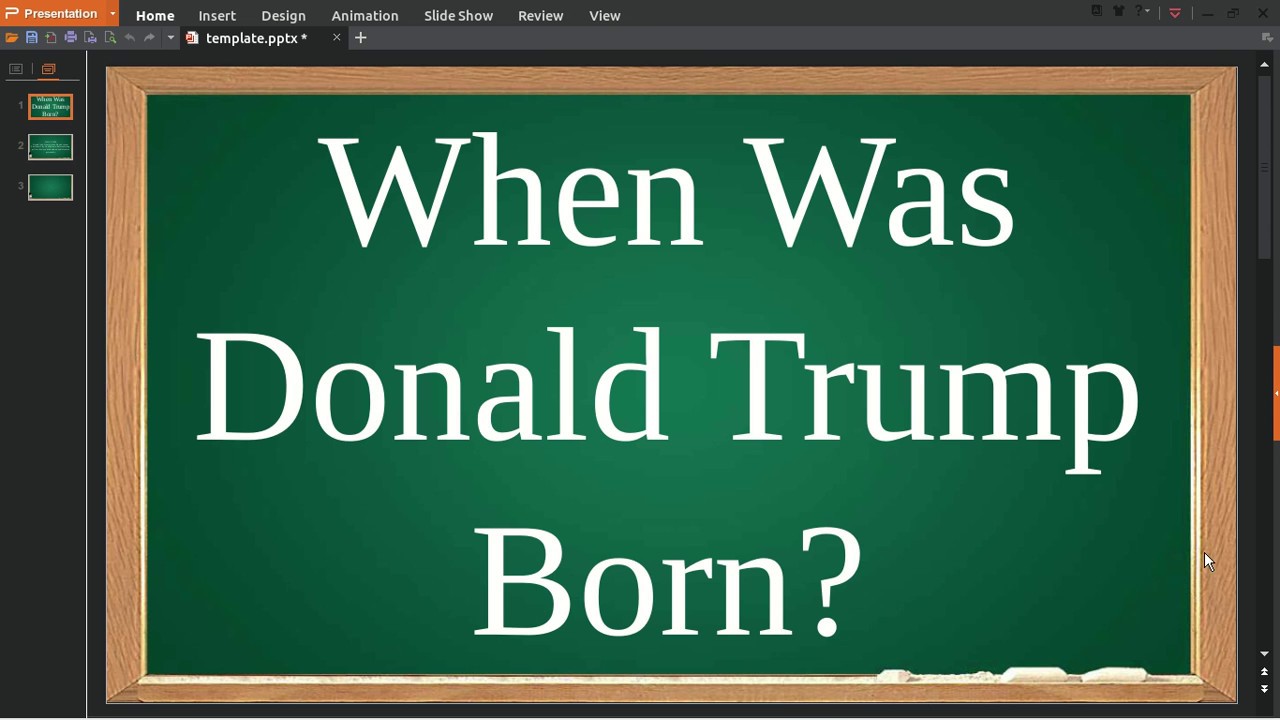 How Was Donald Trump Born