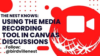Using the Media Recording Tool in Canvas Discussions screenshot 4