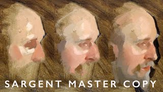 Portrait Painting in Lockdown  John Singer Sargent Master Copy