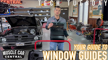 🔧 Tech Tuesday: Understanding Camaro & Firebird Window Guides: Stop Rattles & Get a Perfect Seal!