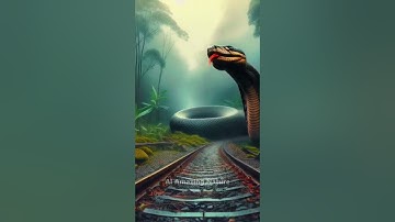 AI Nature Exploration | Amazing Scenery | Giant Python #shorts #trending #wow