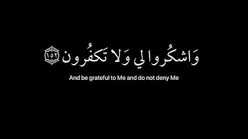 كروما قرآن شاشه سوداء | القارئ اسلام صبحي - من سورة البقرة
