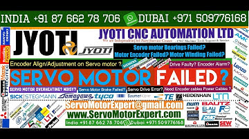 #Jyoticnc CNC control Repair, Servo motor Encoder Repair,Install Resolver Alignment Adjustment