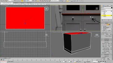 3D Studio Max 2011 - Polygon Modeling (Dresser) Part 1.