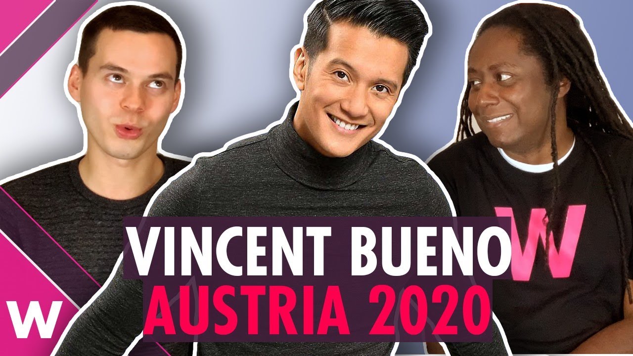 Vincent Bueno Austria Eurovision 2020 Alive Artist Reaction Youtube