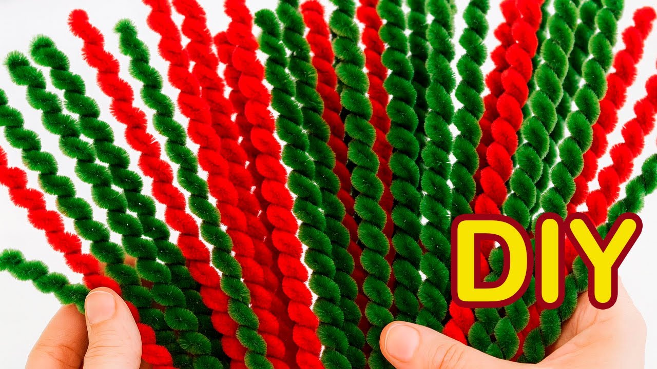 😍HOW BEAUTIFUL IT IS😍 Pipe Cleaner Christmas tree decoration