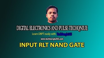 Digital Electronics and Pulse Techniques 3 - 3 input RTL NOR gate