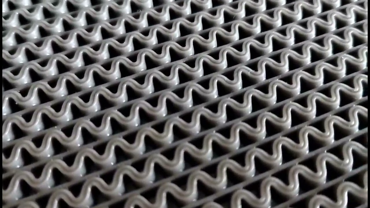 S Grip Channels PVC Floor Matting Non Slip Floor Mat 5.5mm For Wet Areas