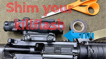 How to shim your ACOG ARD so it has a strait appearance