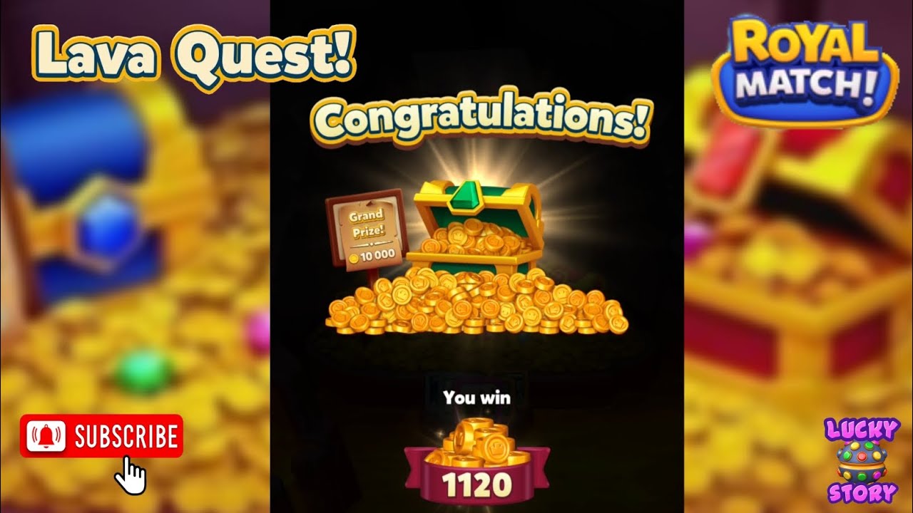 Royal Match Game Lava Quest Level 6130-6139 Area 80