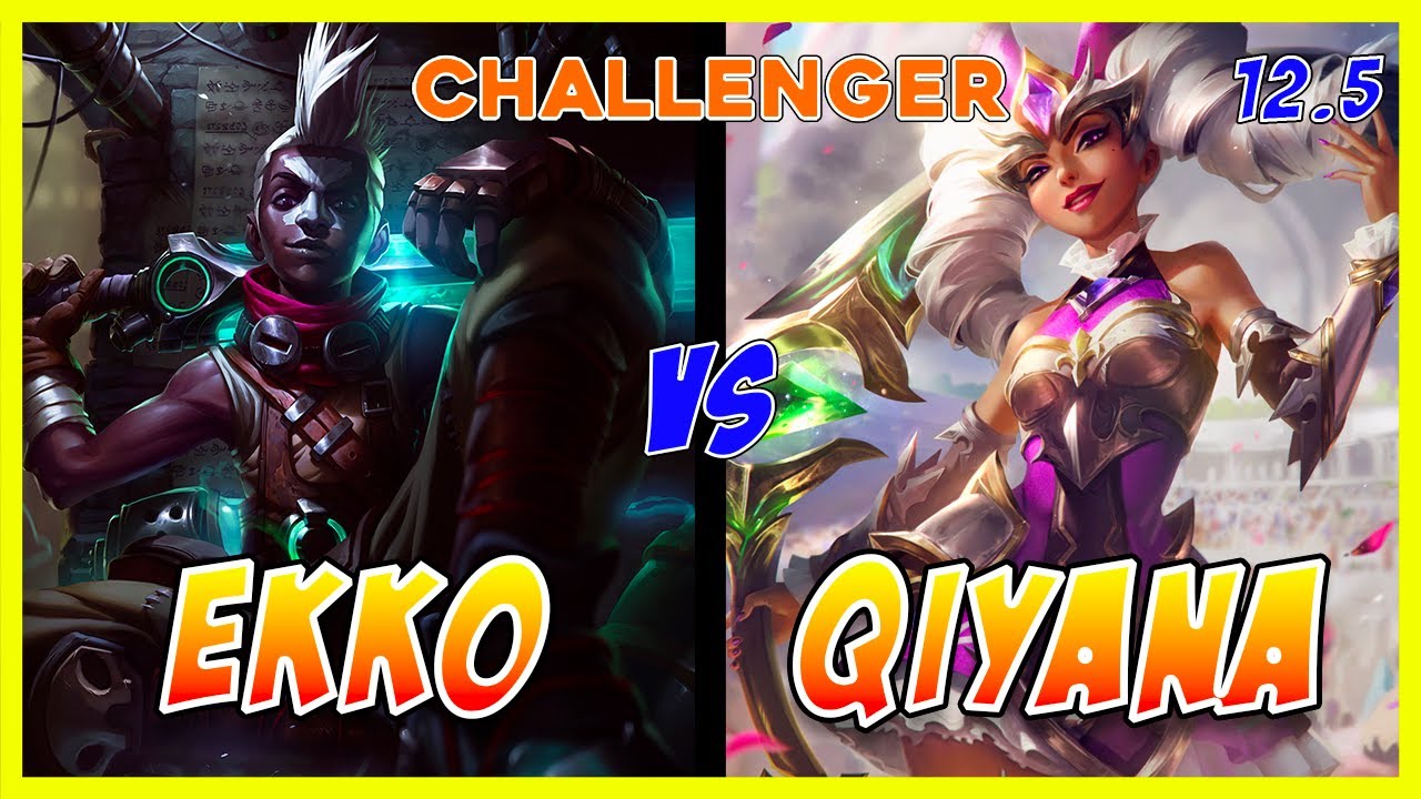 Ekko MID vs Qiyana | Challenger | Patch 12.5 | League of Legends Pro Player Gameplay