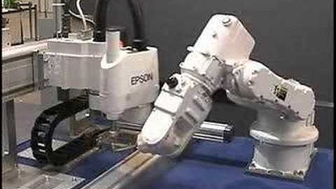 Epson has 3 types of robots, Scara, Cartesian, & 6 axis