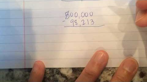 Subtraction - 4th grade