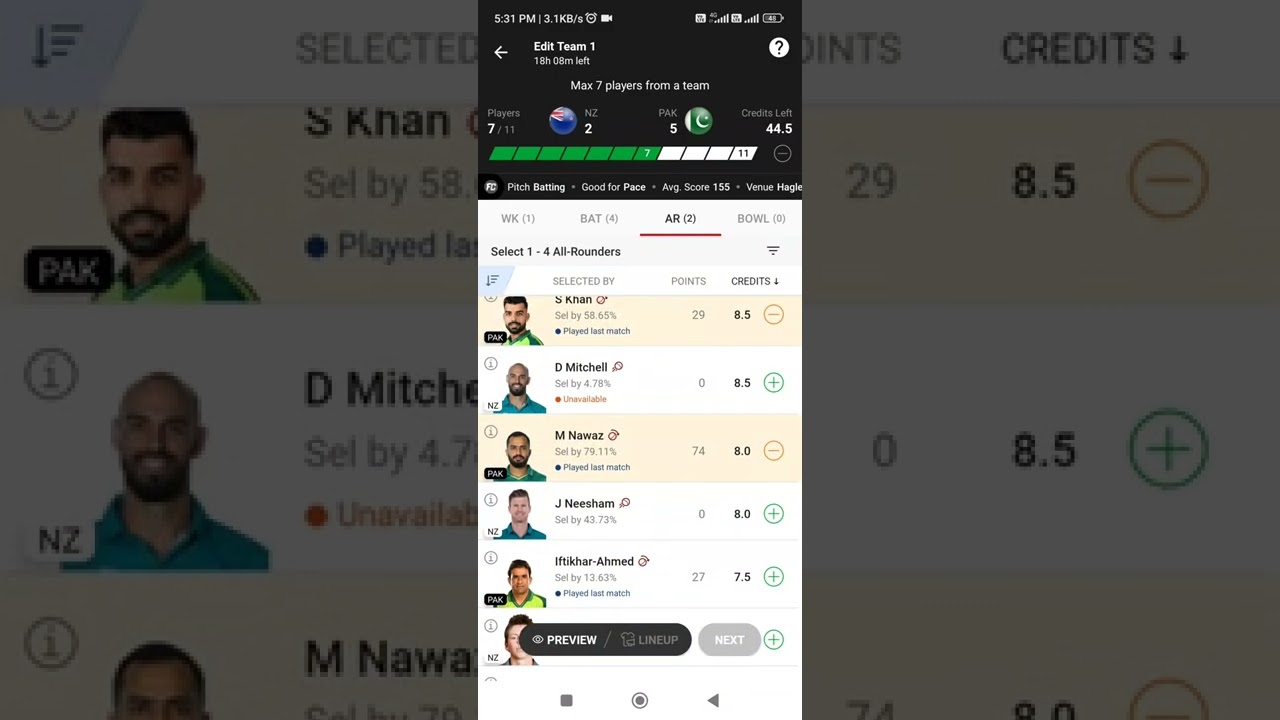 NZ vs PAK Dream11 Prediction | New Zealand vs Pakistan Dream11 Team | PAK vs Nz Dream11 T20I.