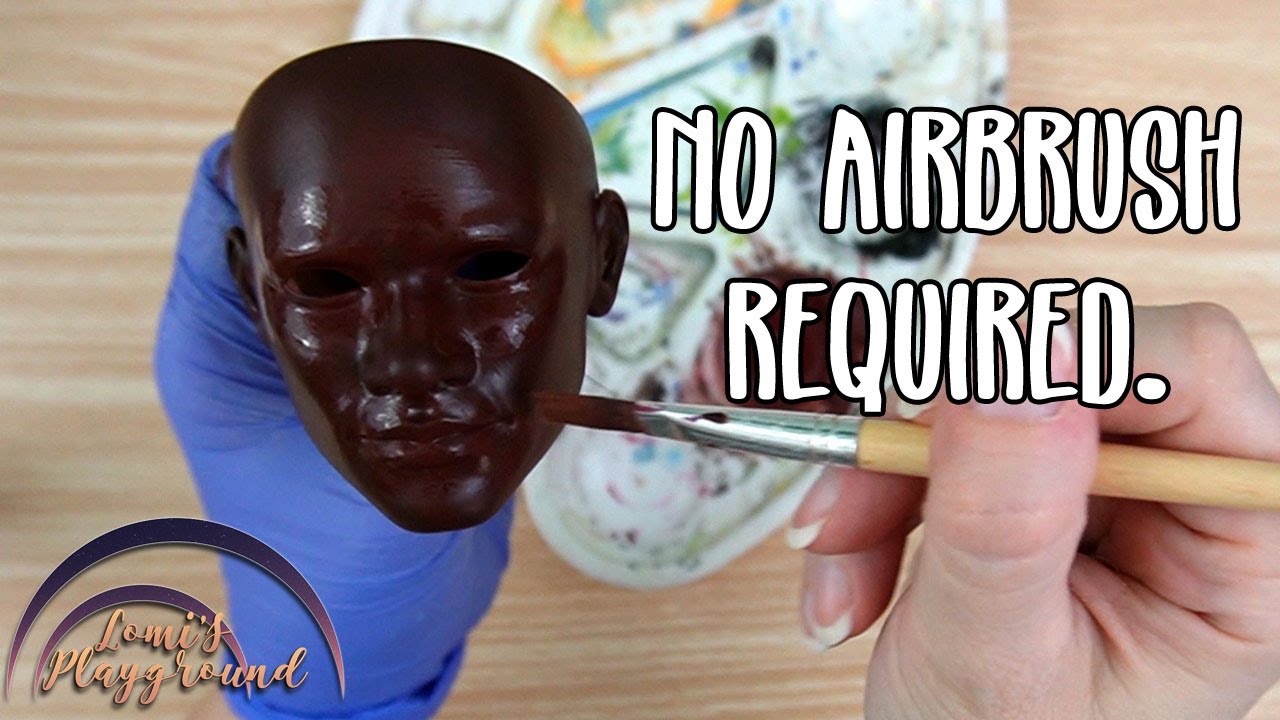 You don't need an airbrush to color match a doll